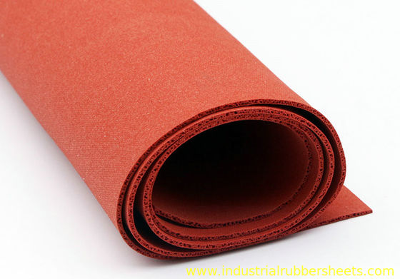 1.5-50mm Thickness Close Cell Silicone Sponge Sheet High Temperature Resistant Silicone Foam Sheet