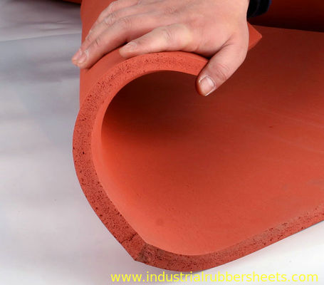 1.5-50mm Thickness Close Cell Silicone Sponge Sheet High Temperature Resistant Silicone Foam Sheet