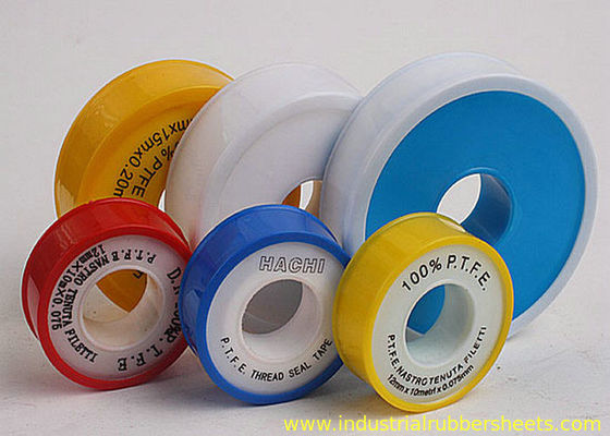 مقاوم در برابر سرد PTFE نوار مهر و موم برای صنعت شیمیایی، نوار تفلون زرد