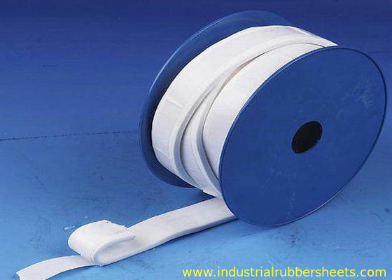 مقاومت شیمیایی PTFE نوار واشر 3mm x 0.5m / Expanded PTFE مشترک مهر و موم، رنگ سفید