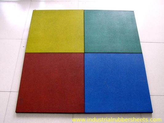 Wood Grain Recycled Rubber Industrial Sheet with 10-50mm Thickness for Floor Mat and Tiles