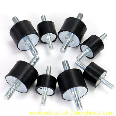 پایه‌های ضربه‌گیر لاستیکی با میرایی ارتعاش بالا، نصب آسان و دوام زیاد برای کاربردهای صنعتی