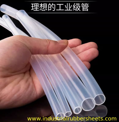 لوله های PTFE سفید سطح صاف برای ایمن و غیر سمی