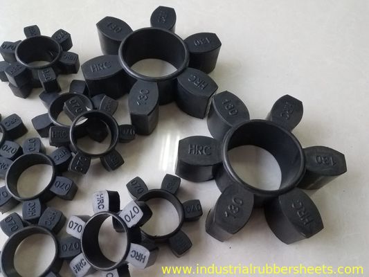 Black Color HRC PU Coupling with 50Mpa Tensile Strength and F Flange Type for Industrial Applications