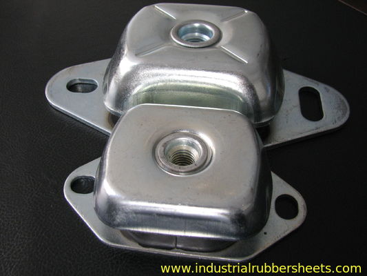 نصب شوک لاستیکی کشش بالا با سطح صاف و فلز گالوانیزه برای خنک کننده لرزش دریایی