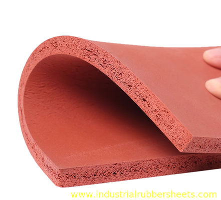 صفحه اسفنج سیلیکونی سلول بسته 20-25 ساحل A، 0.8-50mm ضخامت