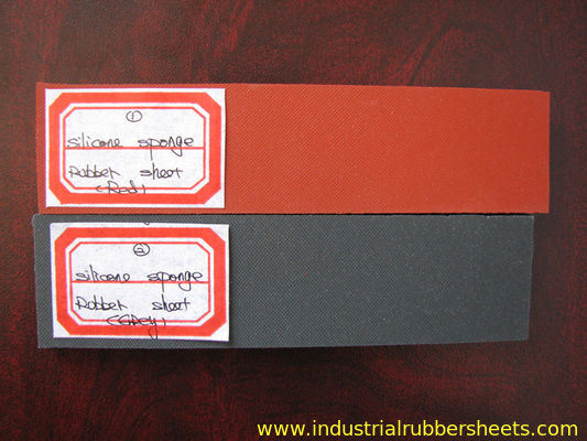 ورق لاستیکی اسفنج سیلیکونی سلول بسته با پشتیبان چسب 3M برای مقاومت در برابر دمای بالا