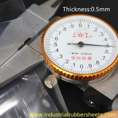 0.1-0.8mm مقاومت در برابر دمای بالا ورق لاستیک سیلیکون درجه غذایی با مقاومت عالی در برابر پیری